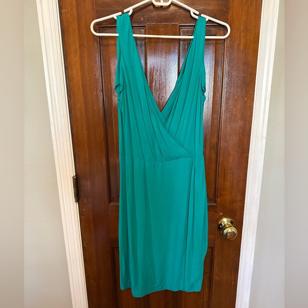 Jack by BB Dakota Vibrant Teal Backless Dress